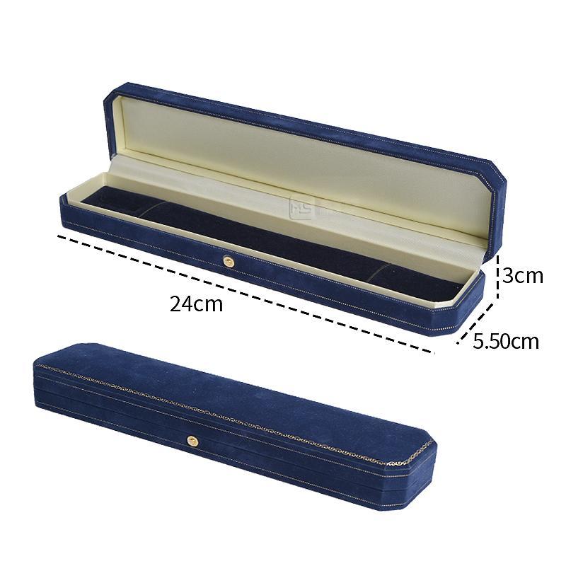 Suede Jewelry Packaging Wedding Ring Boxes Jewelry Boxes Luxury Bracelet Necklace PU Leather Jewelry Box